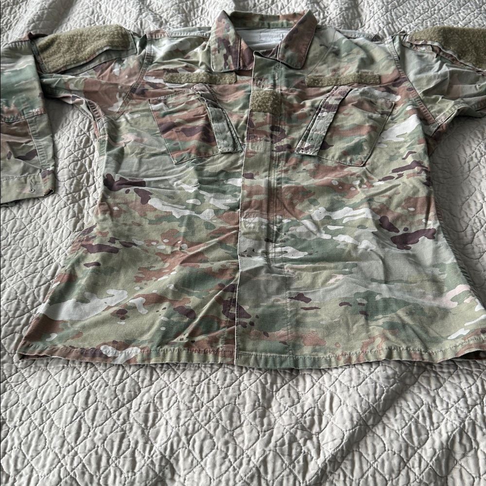 U.S. Army Multicam Utility Jacket - Green/Brown/Cream Camo